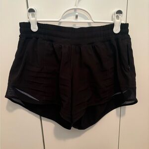 Lululemon•Black Hotty Hot High-Rise Shorts